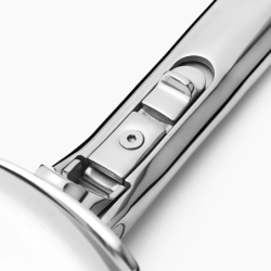 Folding Handle 28cm Saute Pan and Lid Inox - Space Steel