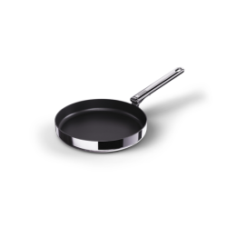 Folding Handle Non-Stick 2-Piece Frying Pan Set - Space Steel
