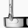 Folding Handle Non-Stick 2-Piece Frying Pan Set - Space Steel
