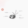 Frying Pan 20cm Inox - Space Steel