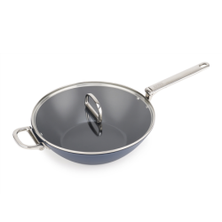 Wok Antiaderente com Tampa 32cm - Space