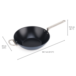 Wok Antiaderente com Tampa 32cm - Space