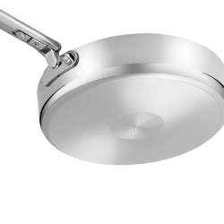Folding Handle Non-Stick 24cm Frying Pan - Space Steel