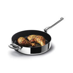 Folding Handle Non-Stick 28cm Frying Pan - Space Steel