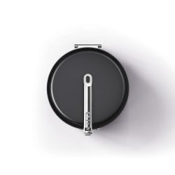 Folding Handle Non-Stick 28cm Frying Pan - Space Steel