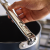 3 Saucepan Set with Lid Holder - Space Stack