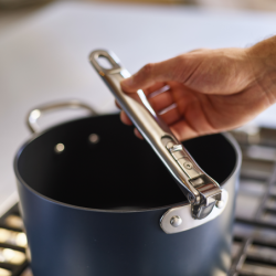 5 Saucepan Set with Lid Holder - Space