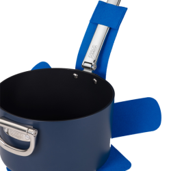 Set of 3 Felt Pan-Protector with Handle Guard - Space