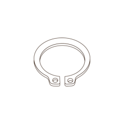 CHEMITOOL FASTENERS External Retaining Ring DIN 471 35mm 4.8 without Finishing