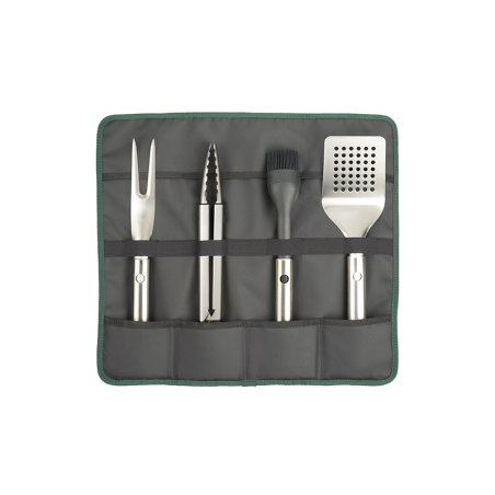 Conjunto de 4 Utensílios Churrasco com Estojo - Grillout