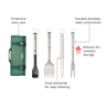 Conjunto de 4 Utensílios Churrasco com Estojo - Grillout