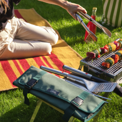 Conjunto de 4 Utensílios Churrasco com Estojo - Grillout