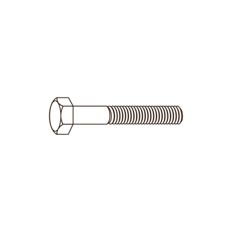 CHEMITOOL FASTENERS Hexagon Head Bolt Partial Thread DIN 931 M18X80 10.9 Plain