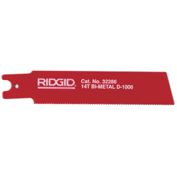 Hojas de Sierra Alternativa de Doble Espiga Bimetálicas para Tubo de Acero, Madera c/ Clavos, Aplic. Univer. D-1006 RIDGID