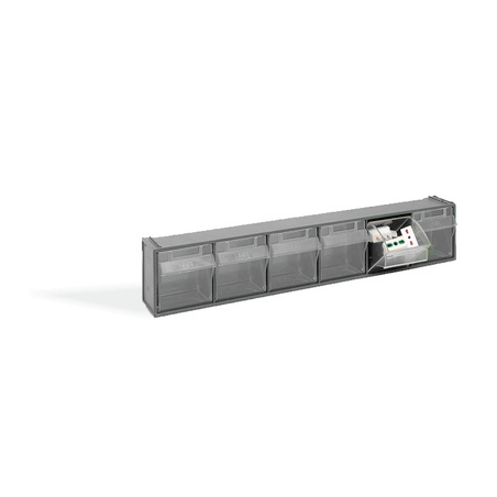SISTEMA CASSETES 600X112X94 CINZA