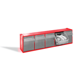 SISTEMA CASSETES 600X164X135 VERMELHO
