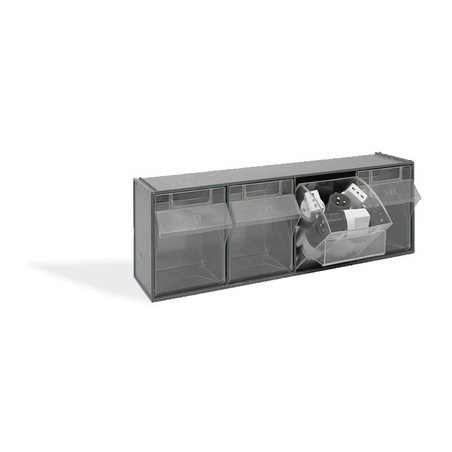 SISTEMA CASSETES 600X206X177 CINZA