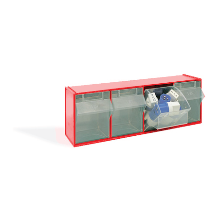 SISTEMA CASSETES 600X206X177 VERMELHO