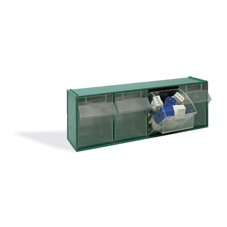 SISTEMA CASSETES 600X206X177 VERDE