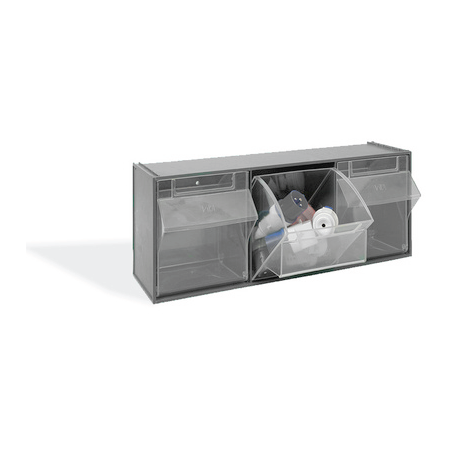 SISTEMA CASSETES 600X240X214 CINZA