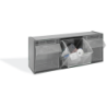 SISTEMA CASSETES 600X240X214 CINZA