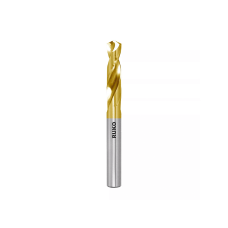 RUKO Espiral Bits DIN 1897 Tipo N, HSS-G TiN -Short (Ø 3,60mm)