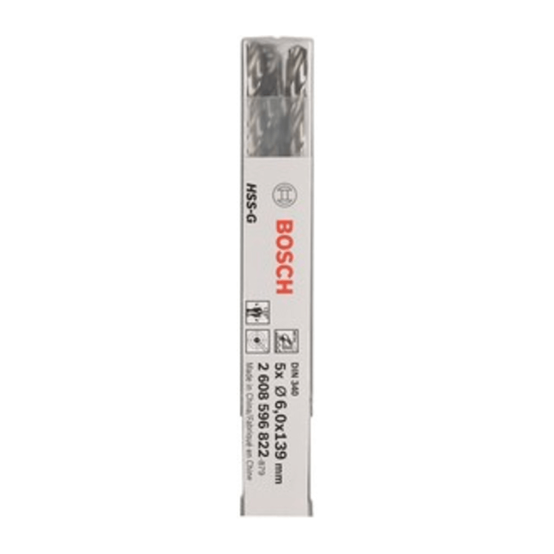 HSS-G DIN340: 10 x 121 x 184: 5 uds HSS-G DIN340: 10 x 121 x 184: 5 uds