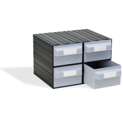 CAIXA 4 GAVETAS AZUL