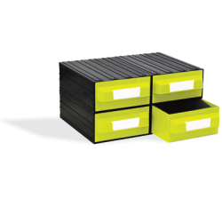 CAIXA 4 GAVETAS AMARELO