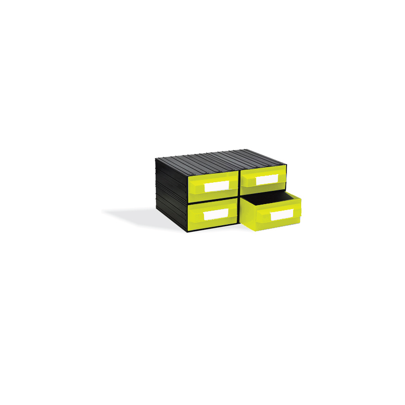 CAIXA 4 GAVETAS AMARELO