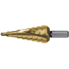 RUKO Stainless Drills, CBN Rectified, Spiral Slot With Cross Shaft HSS-TiN (Nº4)