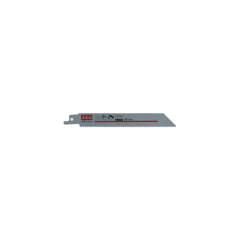 AEG Jigsaw Blade for Wood / Plastics / Metal S811H 150 mm
