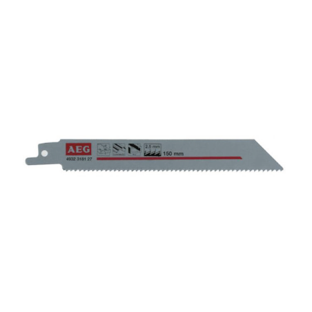 AEG Jigsaw Blade for Wood / Plastics / Metal S811H 150 mm