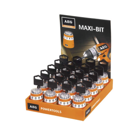 AEG Counter Display 20 Maxi-Bit Screwdriving Bits