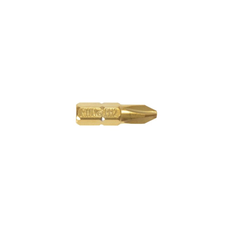 IRWIN PHILLIPS Ph2 TiN Titanium Coated Insert Bit Ø6,35 mmx25 mm (2un.)