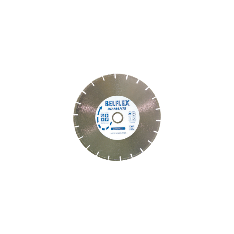 BELFLEX Segmented Electroplated for PVC and Fibre Glass 115 x 5 x 22 mm