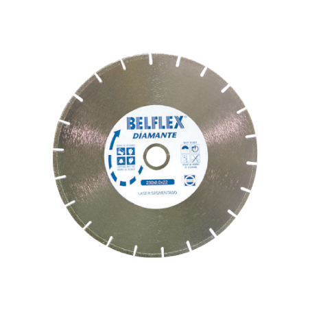 BELFLEX Segmented Electroplated for PVC and Fibre Glass 115 x 5 x 22 mm