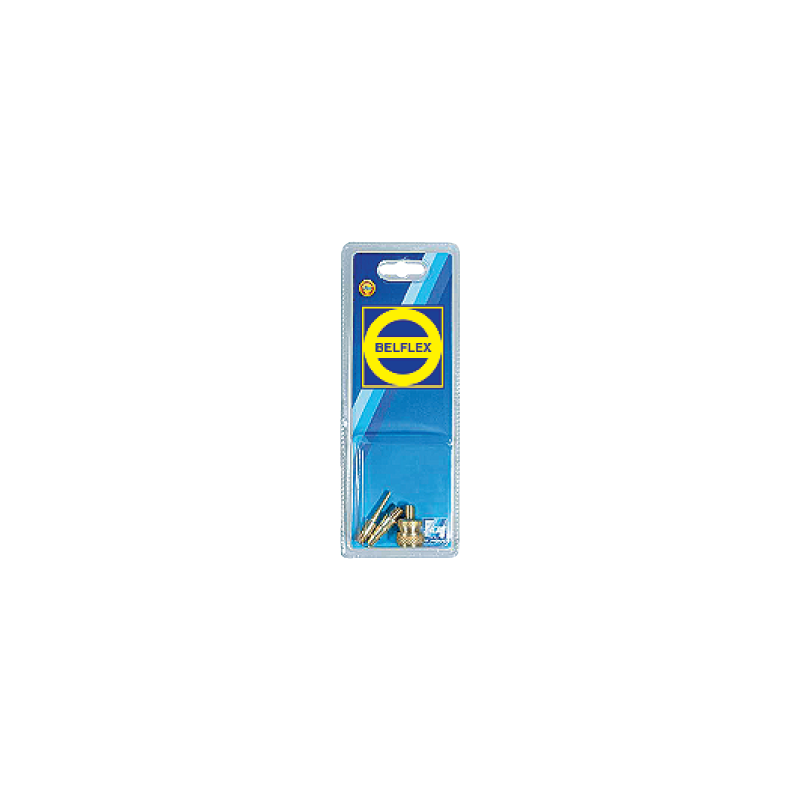 BELFLEX 5 Inflating Nozzle Kit for Bicycle Tyres, Ballons and Boats BELFLEX 5 Inflating Nozzle Kit for Bicycle Tyres, Ballons and Boats