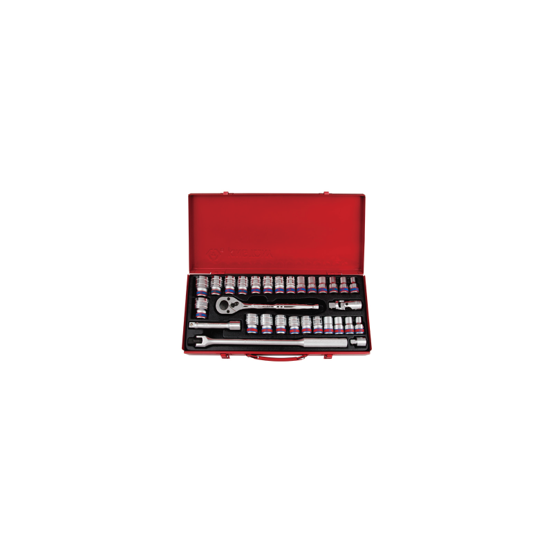 KING TONY 1/2' Socket Set - 30 (un.)