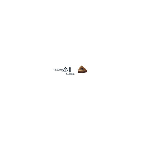 Conjunto de 10 Placas de Corte W/80º NU para Lâminas 20 mm BELFLEX