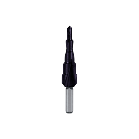 Brocas Escalonadas, Rectificado CBN, Ranhura Em Espirale Con Split Point HSS-TiAlN RUKO (Nº4)