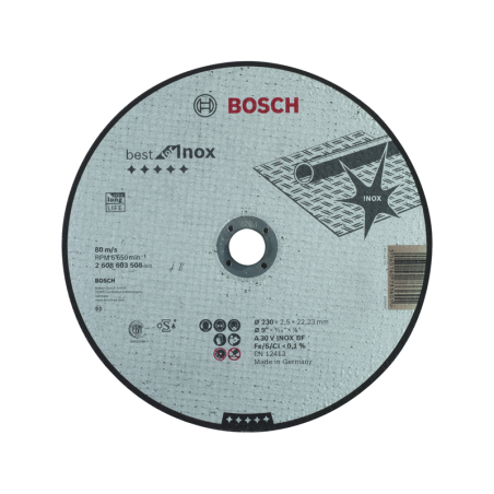 Corte direito Best Inox 230x2,5mm