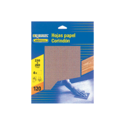 BELFLEX Brown Corundum Sandpaper Sheets A-120 230  x 280 mm