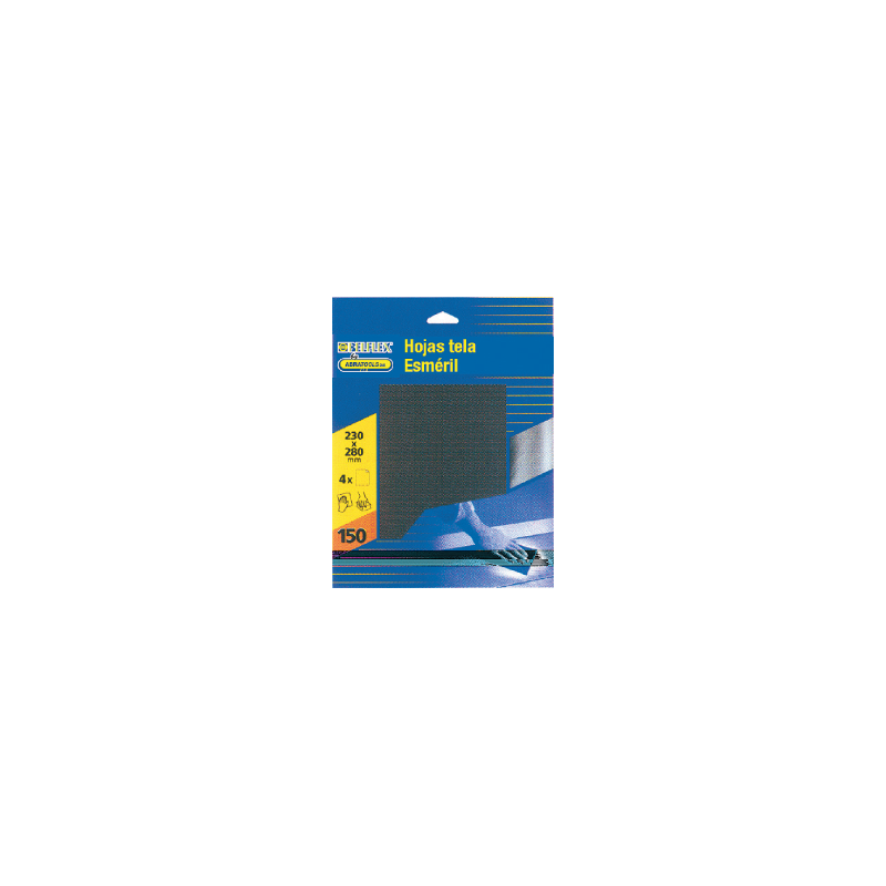 BELFLEX Emery Cloth Sheets A-80 230 x 280 mm