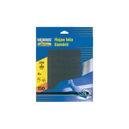 BELFLEX Emery Cloth Sheets Assortment 230 x 280 mm