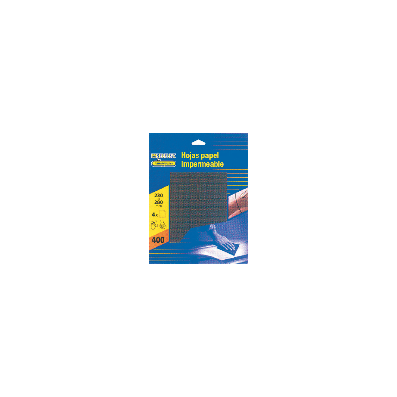 BELFLEX Waterproof Sandpaper Sheets Assortment 230 x 280 mm