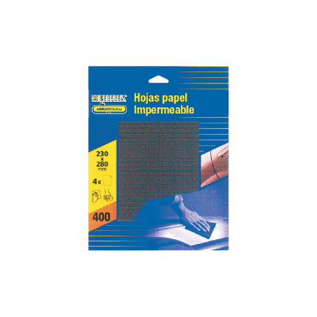 BELFLEX Waterproof Sandpaper Sheets Assortment 230 x 280 mm