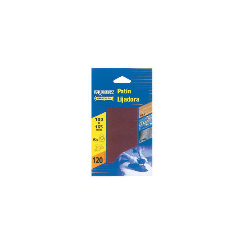 BELFLEX Sheet for Patín B&D Sander G120 100 x 165 mm