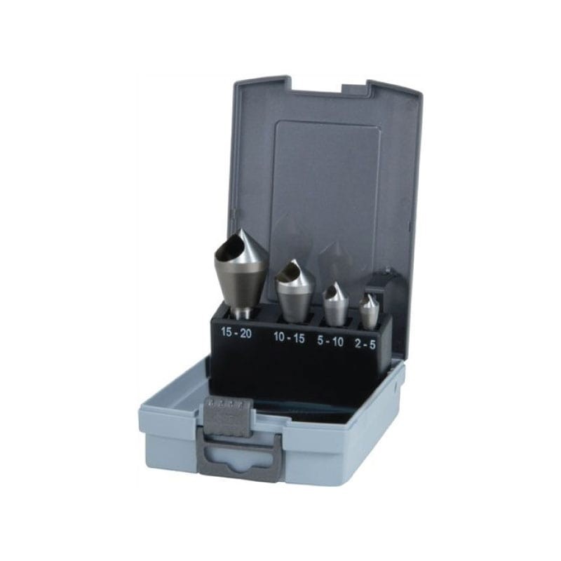 RUKO Slotted Taper And Deburring  Countersinker Set 90°  HSS