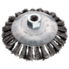 PFERD Threaded Bevel Brushes, Knotted - Steel Wire (ST) Combitwist Type POS KBG 10013/M14 CT ST 0,50 (BL 1 Un)